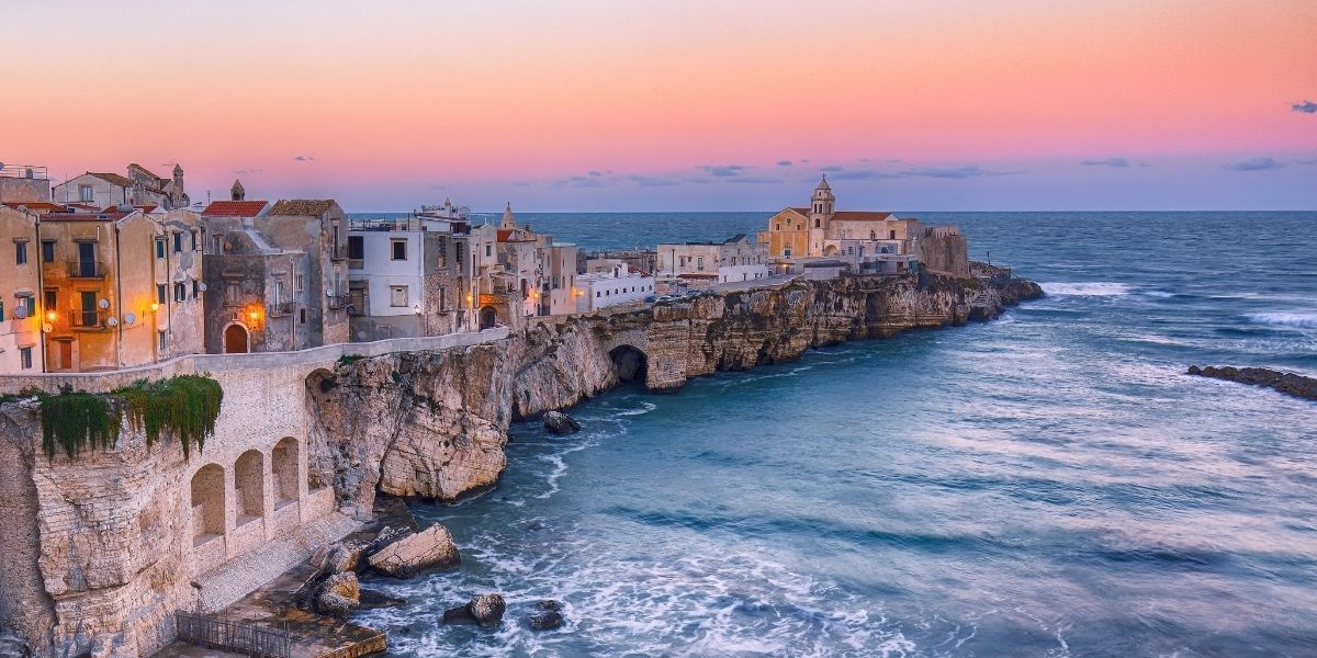 Bari old town with chauffeur transfer to Polignano