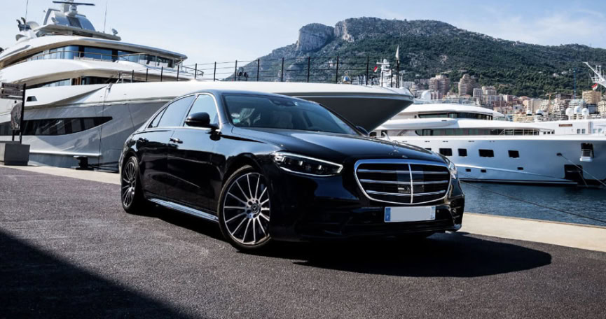 Chauffeur service for Cannes private events and yachts