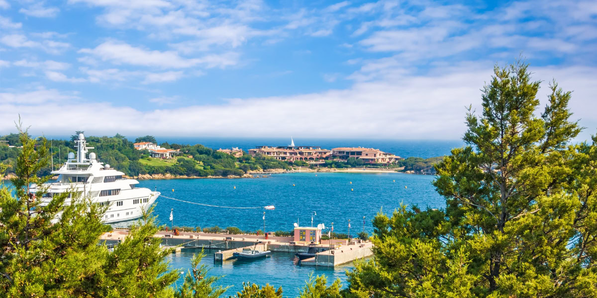 Sardinian coastal road drive from Porto Cervo